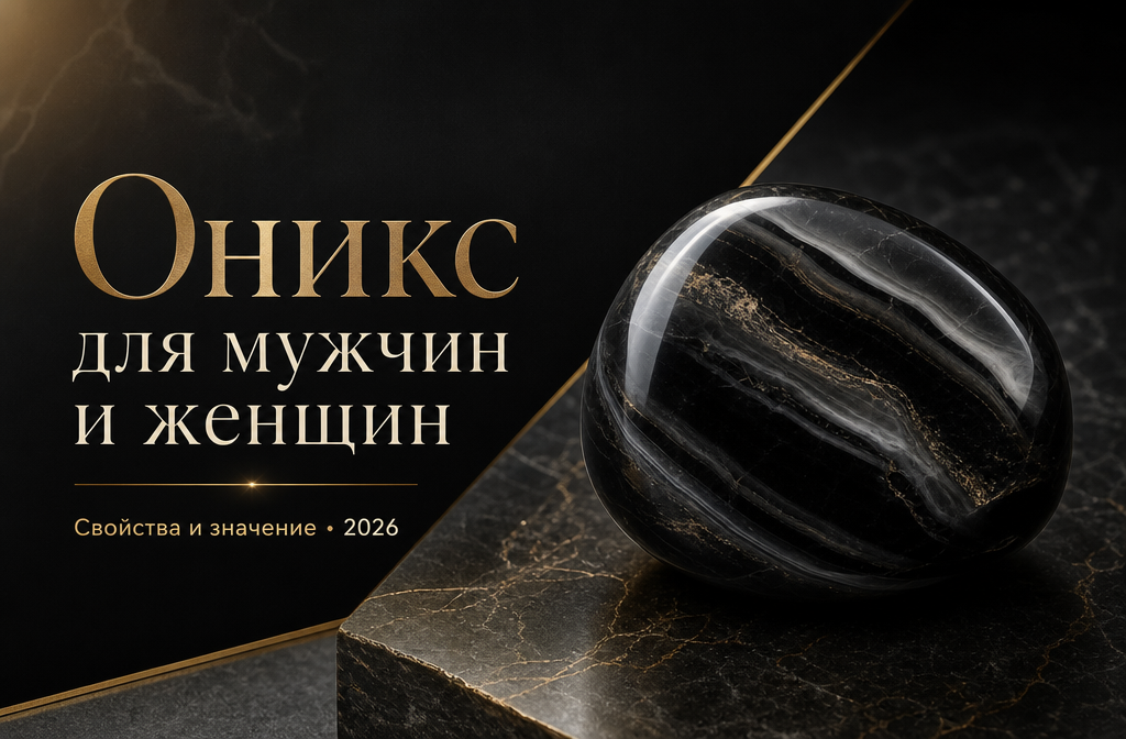 Оникс для мужчин и женщин: свойства и значение в 2026